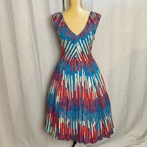 Plenty by Tracy Reese Anthropologie Abstract Graphic Print Dress -Size 10